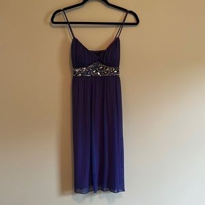 City Studio Purple Cocktail Dress